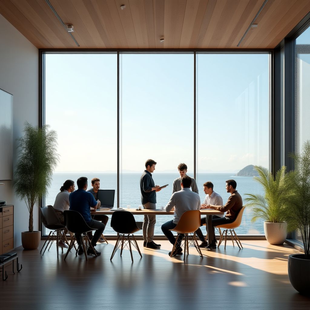 Dream Beach Houses design team collaborating