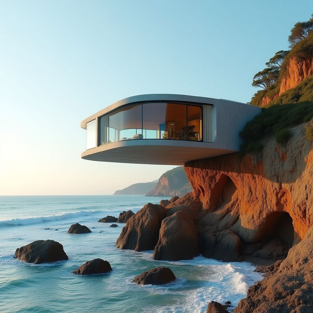 Suspended Beach Home in Australia